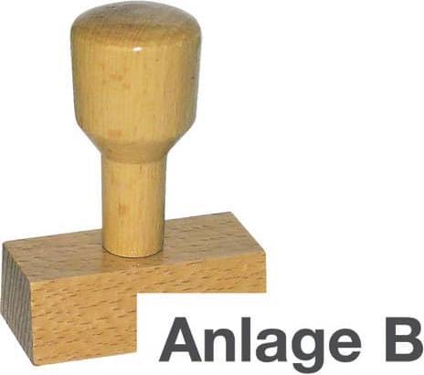 Produktbild Neutral Holzstempel