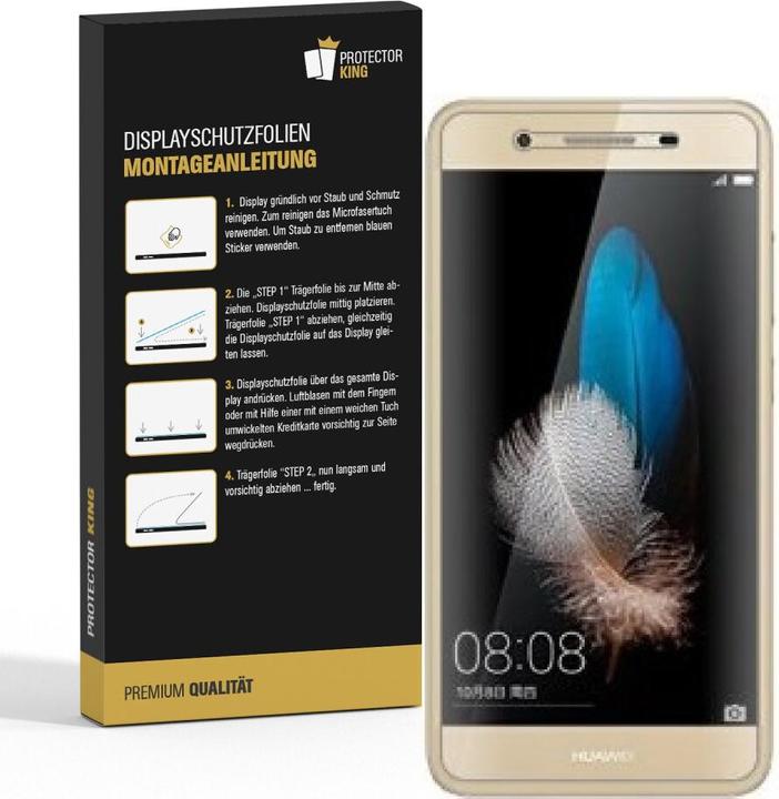 Actual product image Protectorking 4x Displayschutzfolie matt Anti-Reflex entspiegelt (4 Piece, Huawei Enjoy 5)