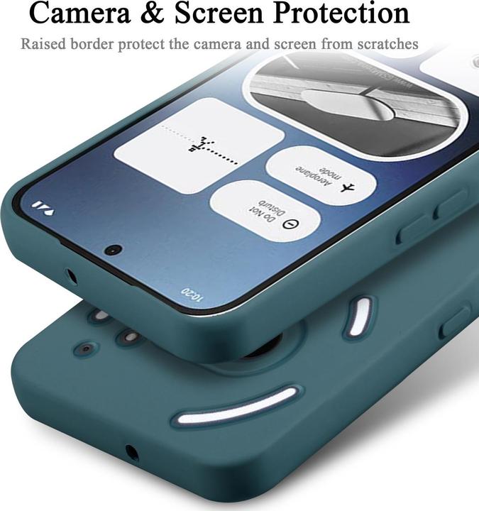 Immagine prodotto Cadorabo Custodia per Nothing Phone 2a TPU Liquid Silicone Case (Phonemax Rocky 2)