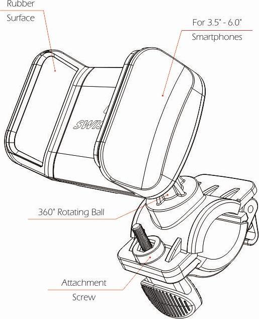 Immagine prodotto Swissten Supporto per bicicletta S-GRIP BCCL1