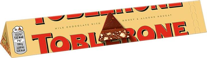 Produktbild Toblerone Milchschokolade mit Honig- und Mandel-Nougat (360 g)