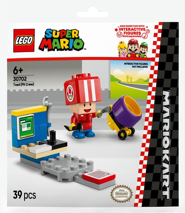 Super Mario Kart -Toad (Boxencrew) (Polybag) (30702, LEGO DC, LEGO Super Mario)
