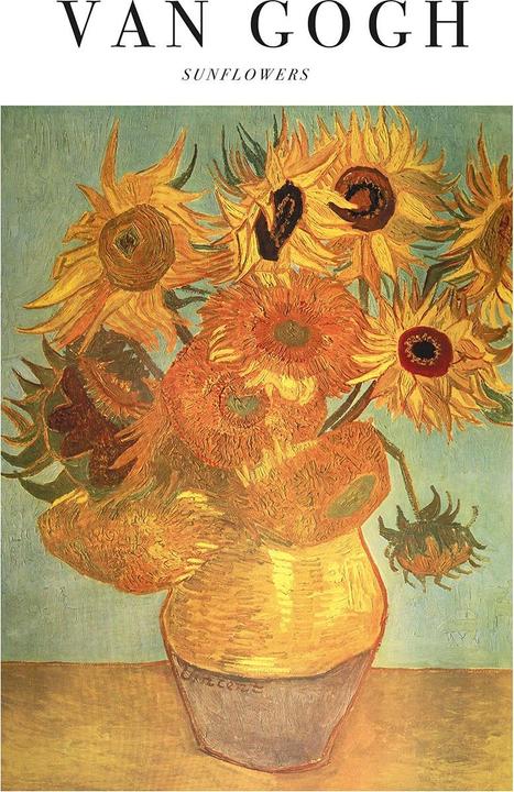 Actual product image Van Gogh Sunflower Print (50 x 40 cm)