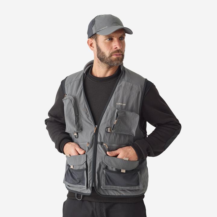 Immagine prodotto Caperlan Gilet da pesca FV 500 grigio (XL)