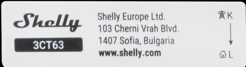 Immagine prodotto Shelly 3EM-63T Gen3