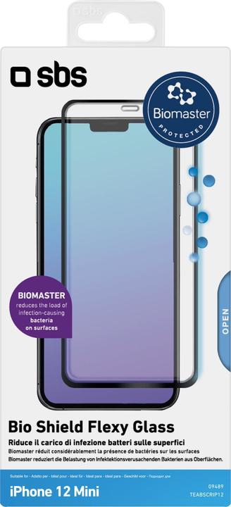 Image du produit SBS Bio Shield Nano Glass antibactérien Apple iPhone 12 mini (6 pièce(s), Apple iPhone 12 mini)