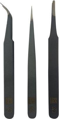 Image du produit Rs Pro Set de brucelles 2A ESD, 3 ESD, 7 ESD ESD p