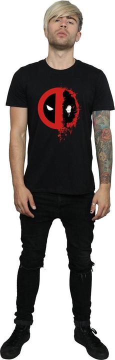 Produktbild Deadpool Split Splat Logo TShirt (S)