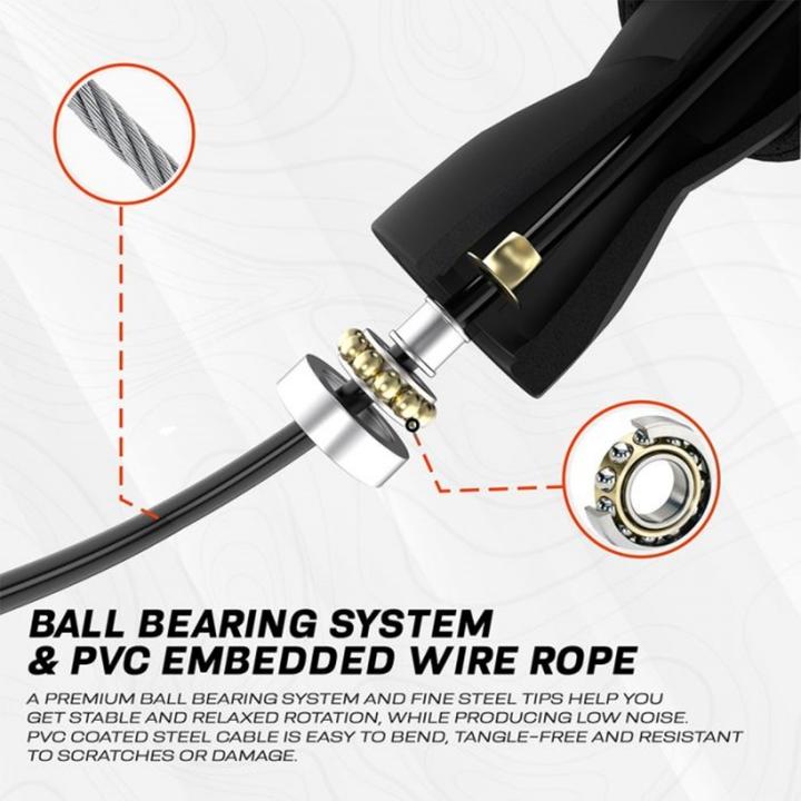 Actual product image Rdx Skipping Rope With Weight X2 Orange-10.3Ft (15756) (304 cm)