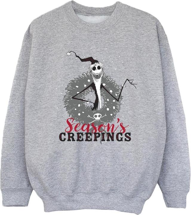 Disney The Nightmare Before Christmas Seasons Creepings Wreath Sweatshirt Mädchen