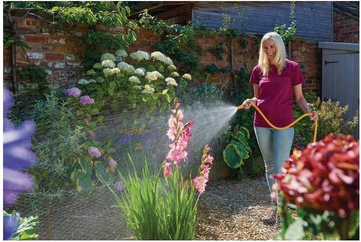 Actual product image Hozelock 100-101-263 14 mm 40 m 5/8 Zoll 40 m Gelb Gartenschlauch (40 m, 14 mm)