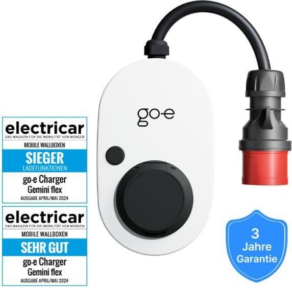 Productafbeelding Go-E Gemini flex (Type 2, 22 kW, 32 A, CEE 16)