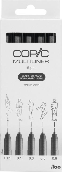 Immagine prodotto Copic Multiliner (Nero, 5 x)