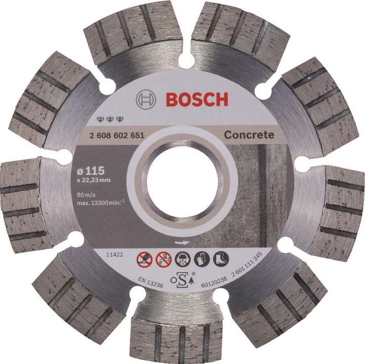 Produktbild Bosch Professional Zubehör PRO Concrete Diamanttrennscheibe, 230 x 22,23 mm