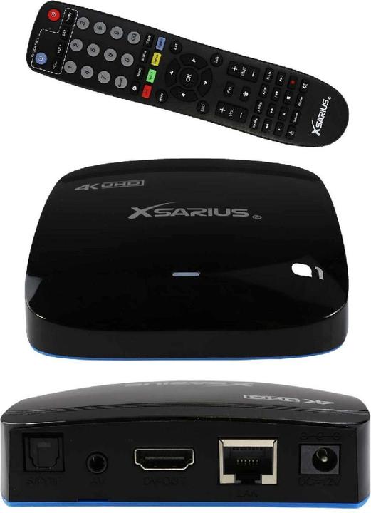 Produktbild K.A.B. XSARIUS Q1 OTT 4K UHD IPTV Android 7.1 Player H.265 HEVC MyTV Wlan