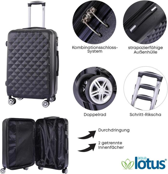 Actual product image Marina Suitcase set (135 l, M (50 - 90l), L (90 - 115l), XL (from 140l))