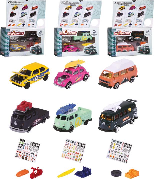 Image du produit Majorette VW The Originals 2 Pieces Set, 3-sort.