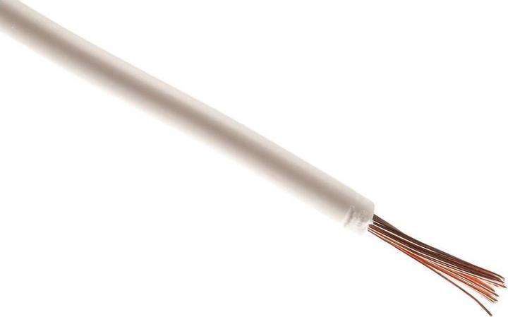 Actual product image Rs Pro 2491X white equipment wire,.75sq.mm 100m (100 m)