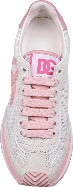 Produktbild Dolce & Gabbana dragon sneakers in mixed materials white and pink color (42)