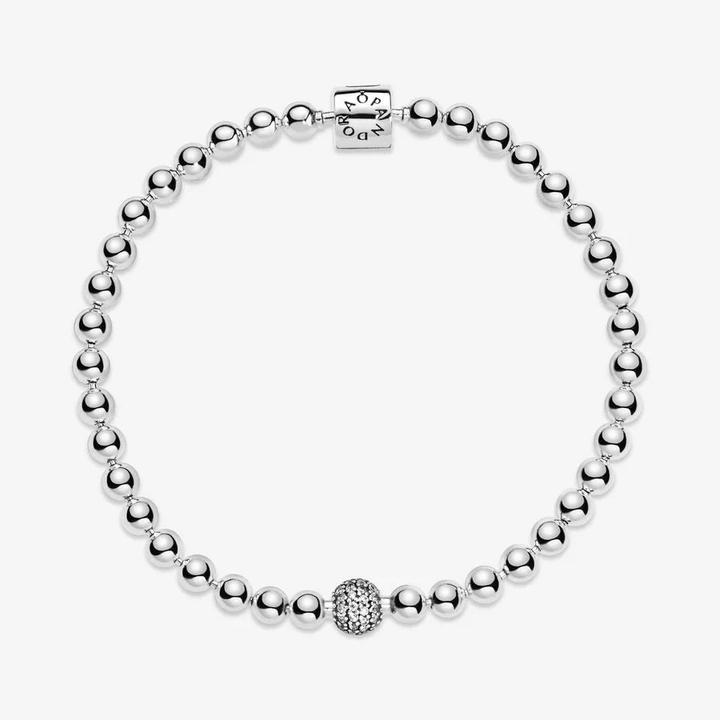 Produktbild Pandora Beaded Armband (17 cm, Silber 925)