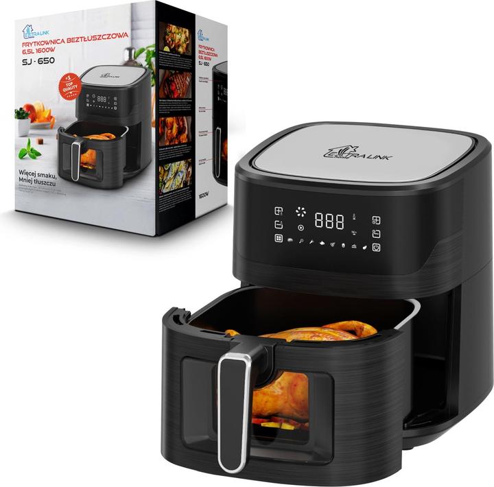 Produktbild Extralink Smart Life Heissluftfritteuse SJ-650 6.5L EU | Heissluftfritteuse | 1600W