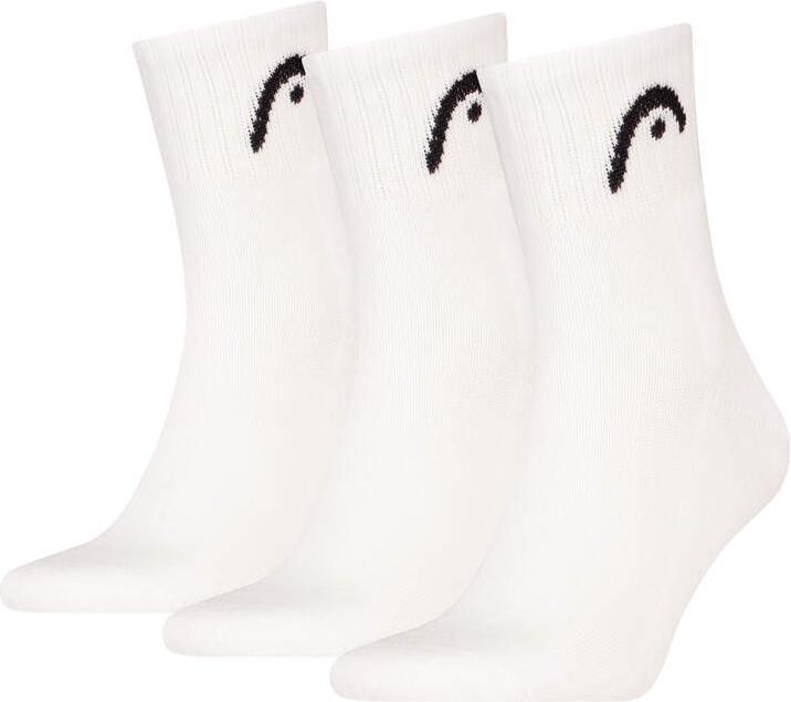 Head Socks Tennis Club Short Crew White (3x) (43 - 46)