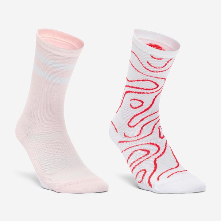 Produktbild Domyos Sportsocken High 2er-Pack - Leopard (39, 42)