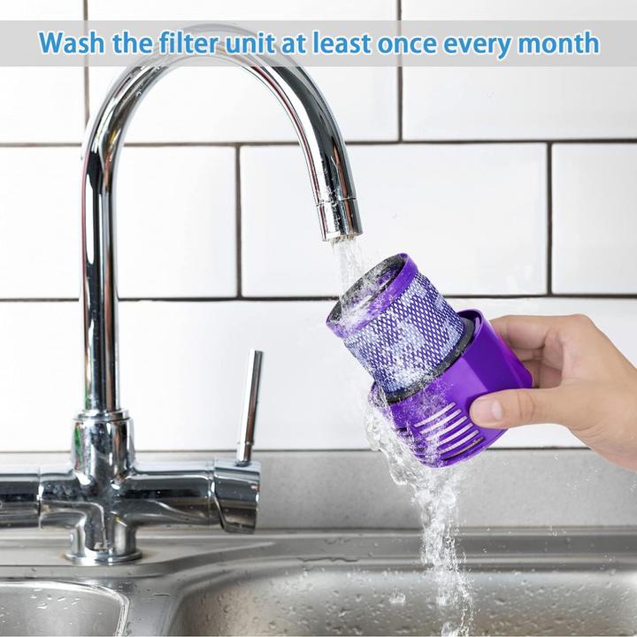 Produktbild Plutoos V10 Filter für Dyson 4 Stück Ersatzfilter für Dyson V10 SV12 Cyclone Animal Absolute Akku Staubsauge