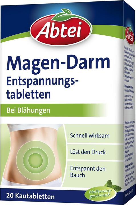 Interdelta Magen-Darm Entspannungstabletten (20 Stk) (20 Stück, Tabletten)