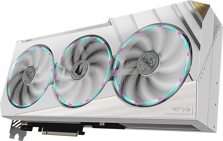 Actual product image Gigabyte AORUS GeForce RTX 4080 SUPER XTREME ICE 16GB GDDR6X HDMI 2.1a 3xDP 1.4a (16 GB)