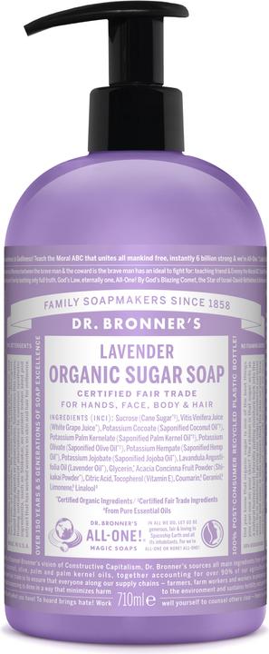 Produktbild Dr. Bronner's Organic Sugar Soap Lavender 710 ml (710 ml)