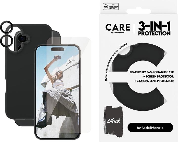 Actual product image Care Fashion 3-in-1 set (1 Piece, Apple iPhone 16)