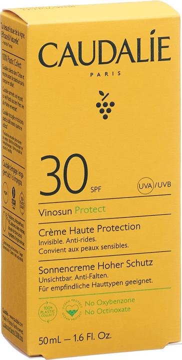 Image du produit Caudalie Vinosun Haute Protecting Sun Protection Factor 30 (Crème solaire, SPF 30, 50 ml, 76 g)