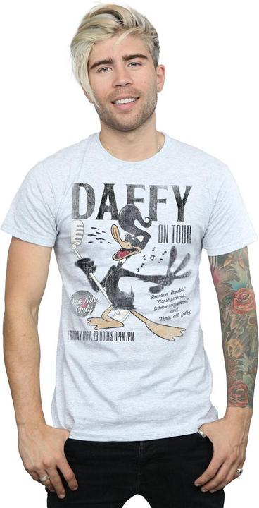Actual product image Looney Tunes Mens Concert Daffy Duck T-Shirt (XXL)