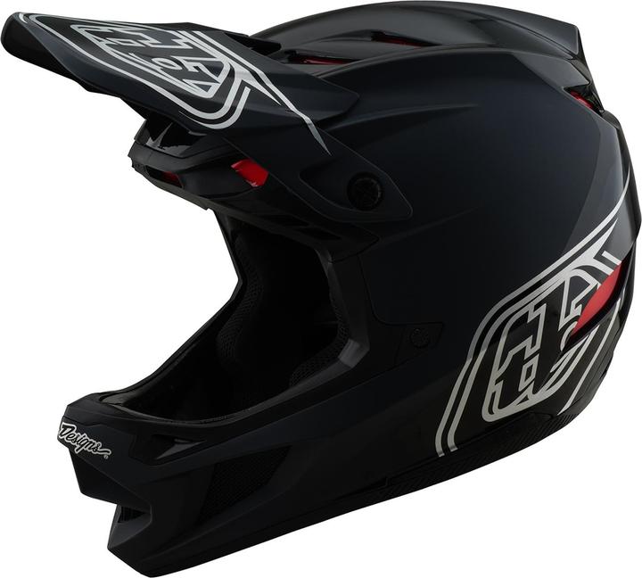 Troy Lee Designs D4 Polyacrylite MIPS Helm, Shadow, black, S | 55-56cm (55 - 56 cm)