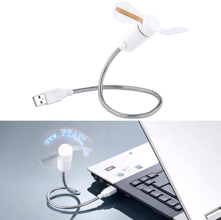 Image du produit Pearl Ventilateur USB avec 8 défilés programmables