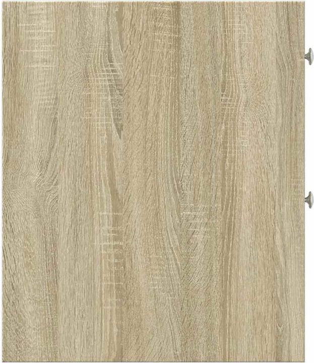 Actual product image VidaXL Narrow bathroom cabinet with castors