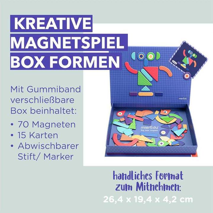Produktbild mierEdu Magnetic Art Case - Shapes - (ME152) (70 x)