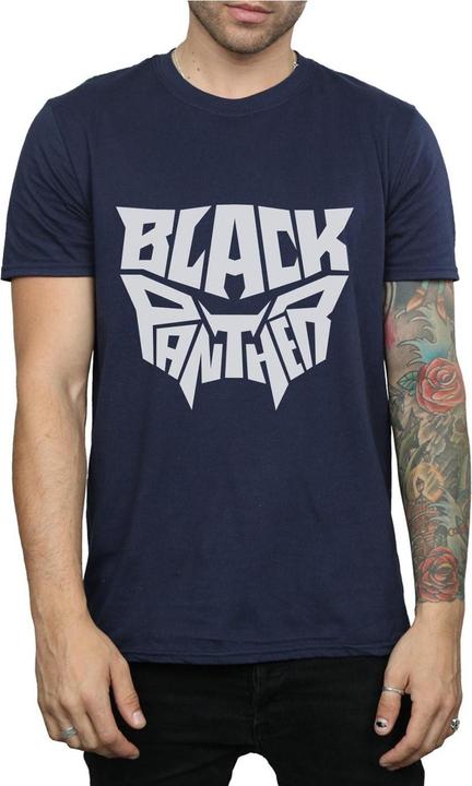 Image du produit Mens Black Panther Worded Emblem T-Shirt (M)