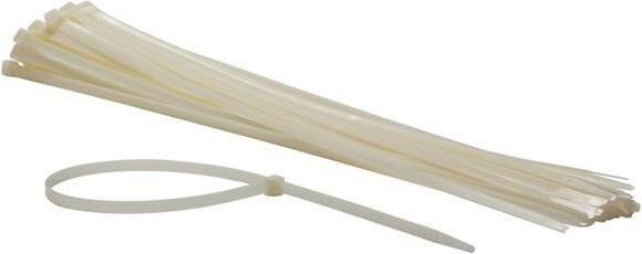 Produktbild Velleman NYLON-KABELBINDER-SET - 8.8 mm x 610 mm - weiss (50-tlg.) (610 mm, 50 Stk.)