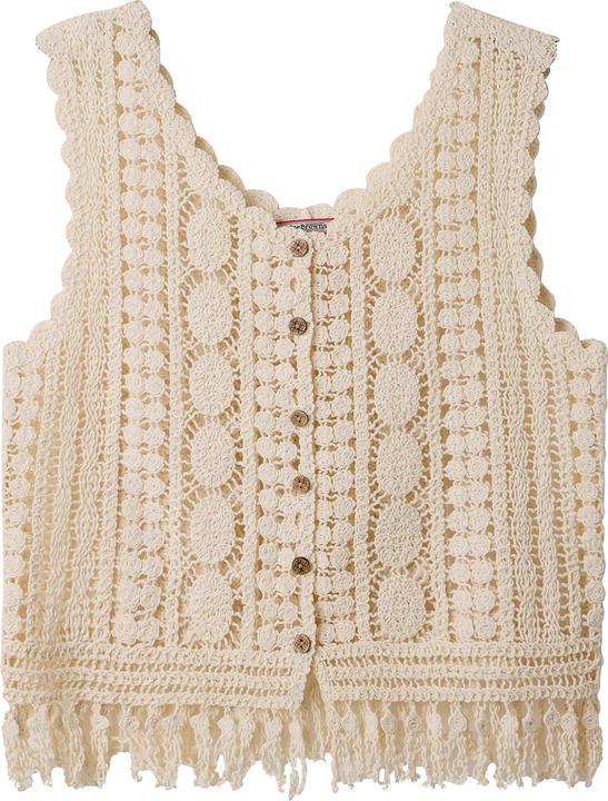 Produktbild Joe Browns Neutral Tassel Crochet Waistcoat (L)