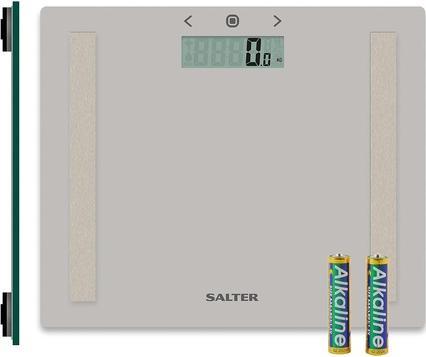 Produktbild Salter 9113 GY3R Compact Glass Analyser Bathroom Scales - Grey (150 kg)