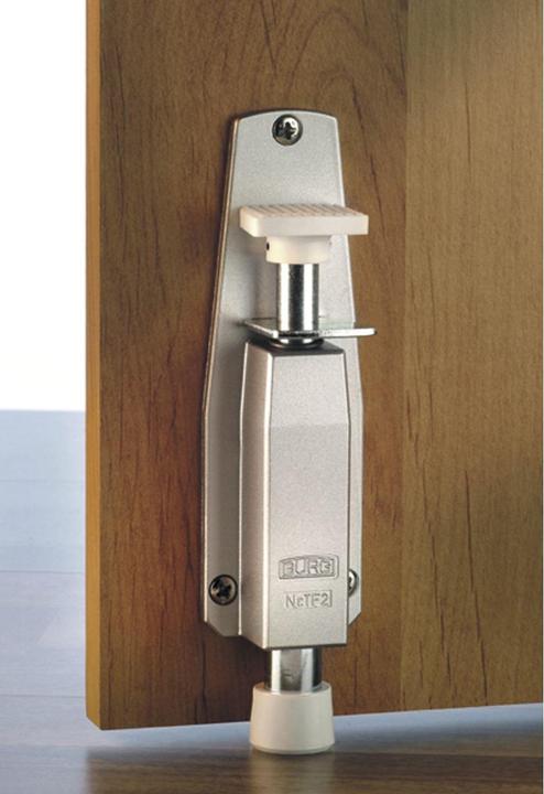 Actual product image Burg Wächter Door stop TF 2 SB Light metal silver anodised Lifting height 30 mm Door mounting (1 Piece)