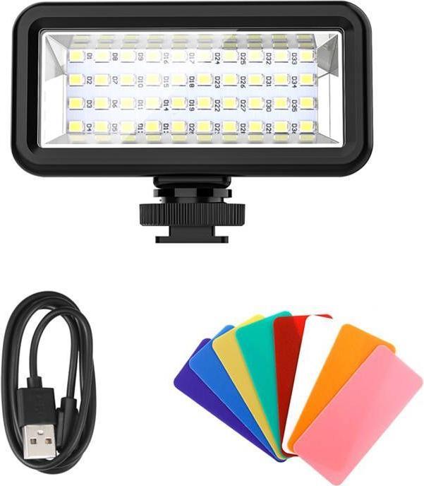 Image du produit Puluz LED 40m Lumière étanche de plongée (Noir) (Éclairage des drones)