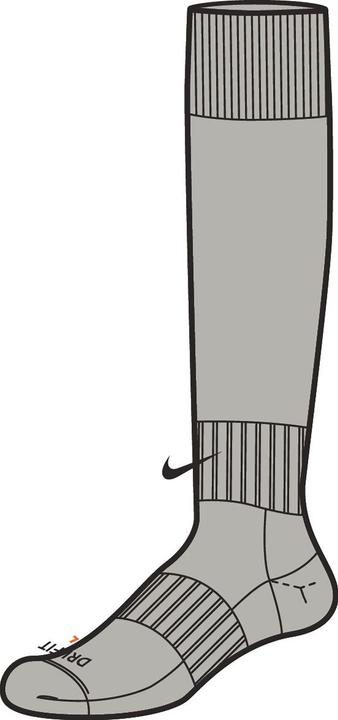 Actual product image Nike Classic II Cush OTC/Academy OTC Football Socks grey SX5728 057 (31-35) (XS)