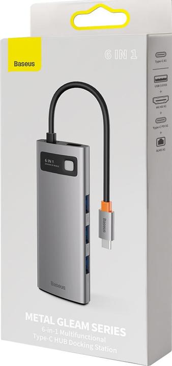 Produktbild Baseus Metal Gleam (USB-C, 6 Ports)
