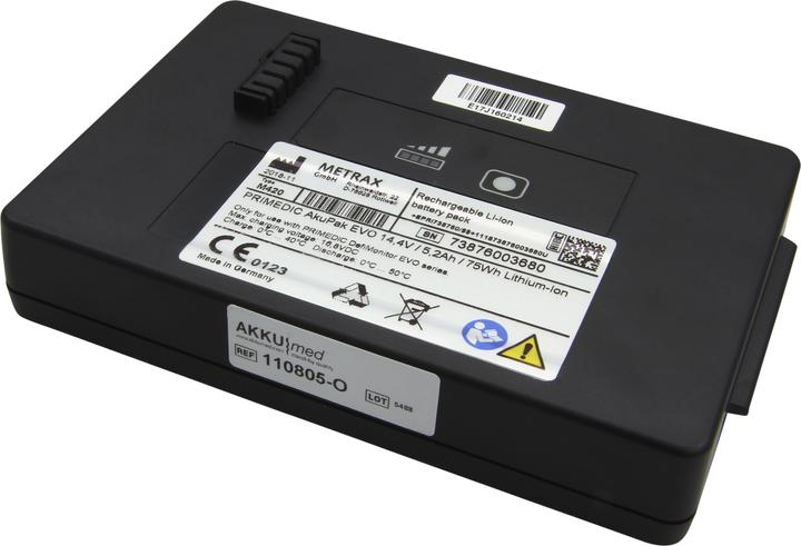 Image du produit AccuCell Batterie Primedic Defi Monitor EVO, M420 - PRI 97214 (1 pcs, Spécifique à l'appareil, 5200 mAh, Batterie)