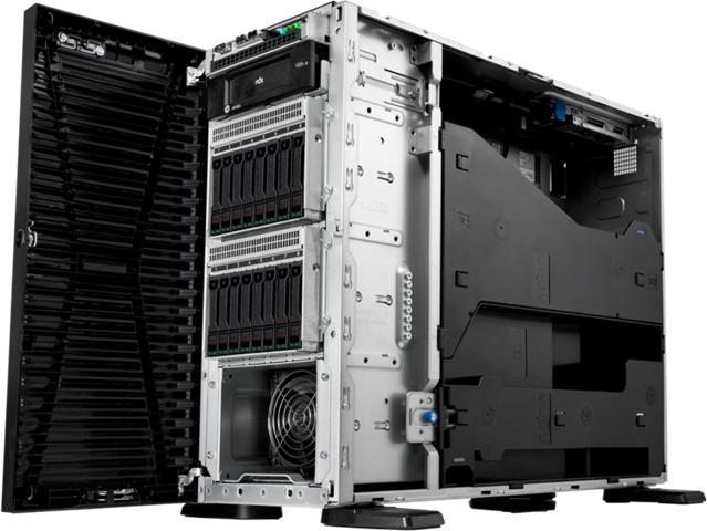 Productafbeelding HPE ProLiant ML110 Gen11 Toren Xeon-S 4510 12-kern 2,4 GHz 2x32 GB-R 8xSFF Hot Plug 2x480 GB SSD MR408i (Intel Xeon zilver 4510, 64 GB, Torenserver)