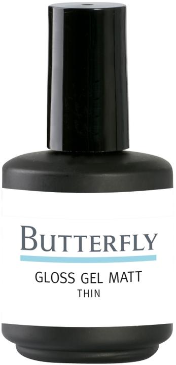 Image du produit Cosmetic Butterfly Gloss Finish UV Gel Matt (Transparent, Vernis semi-permanent)