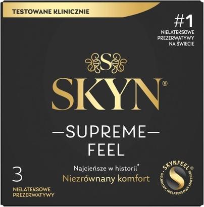 Produktbild Skyn Supreme Feel cienkie nielatektowe prezerwatywy 3szt. (3 Stk.)